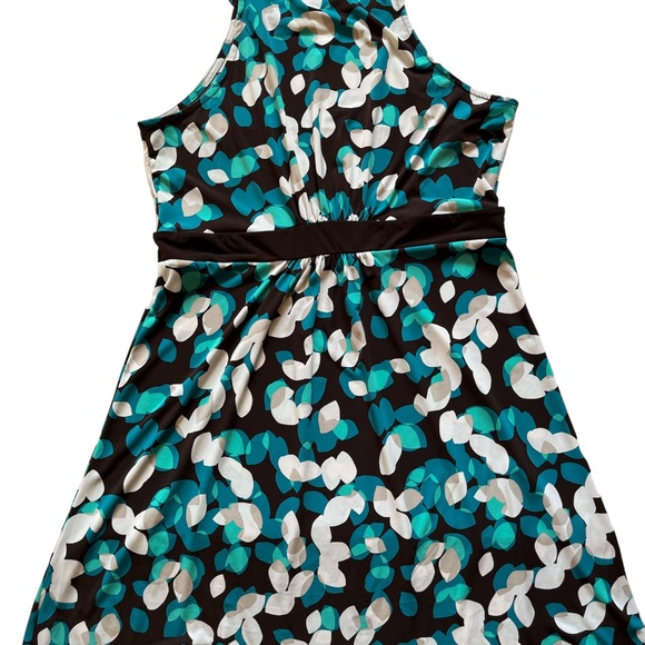 Floral Halter Neck Dress, Sz L - Picture 3 of 10